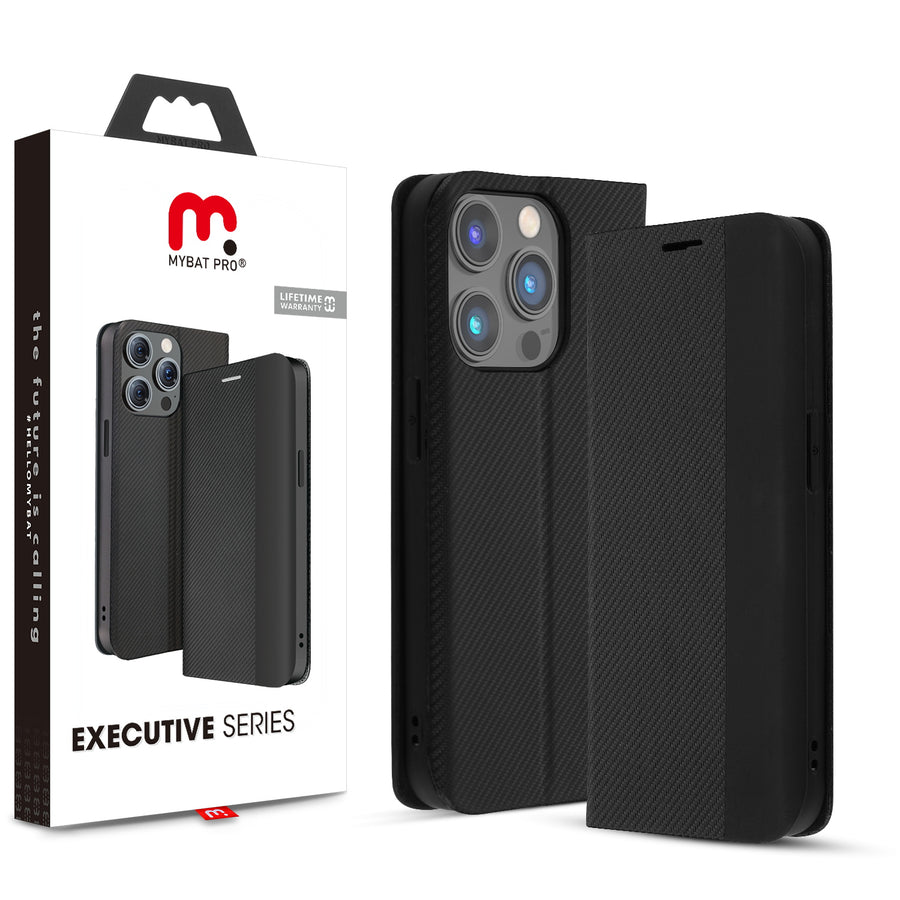 MyBat Pro Executive Series Wallet Case for Apple iPhone 14 Pro Max - Black - RIP14PMPCMJPN001-1.jpg