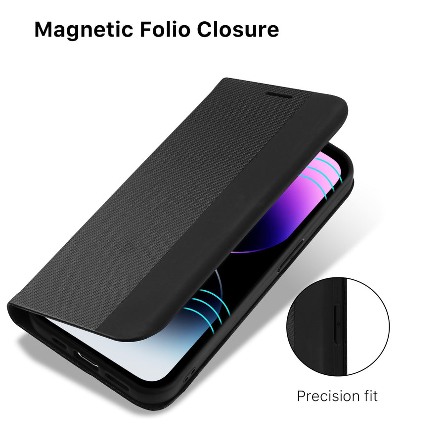 MyBat Pro Executive Series Wallet Case for Apple iPhone 14 Pro Max - Black - RIP14PMPCMJPN001-4.jpg