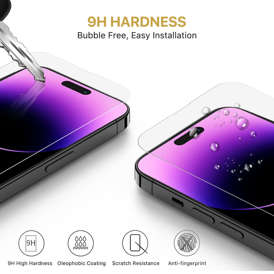 MyBat Pro Tempered Glass Screen Protector (2.5D) for Apple iPhone 14 Pro - Clear - RIP14PSC81-5.jpg
