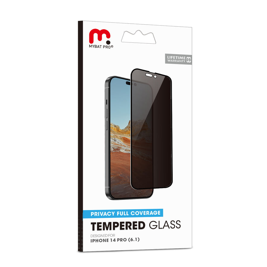 MyBat Pro Privacy Full Coverage Tempered Glass Screen Protector for Apple iPhone 14 Pro - Black - RIP14PSCF111-8.jpg