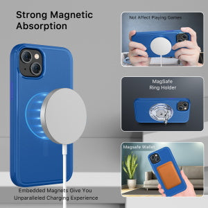 MyBat Pro Fuse Series w/ MagSafe Case for Apple iPhone 15 (6.1) - Blue - RIP15CSD5MS104-5.jpg