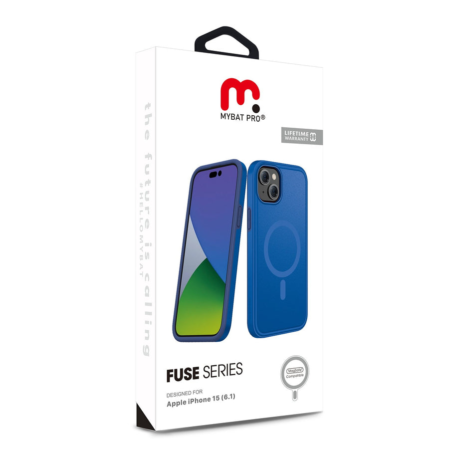 MyBat Pro Fuse Series w/ MagSafe Case for Apple iPhone 15 (6.1) - Blue