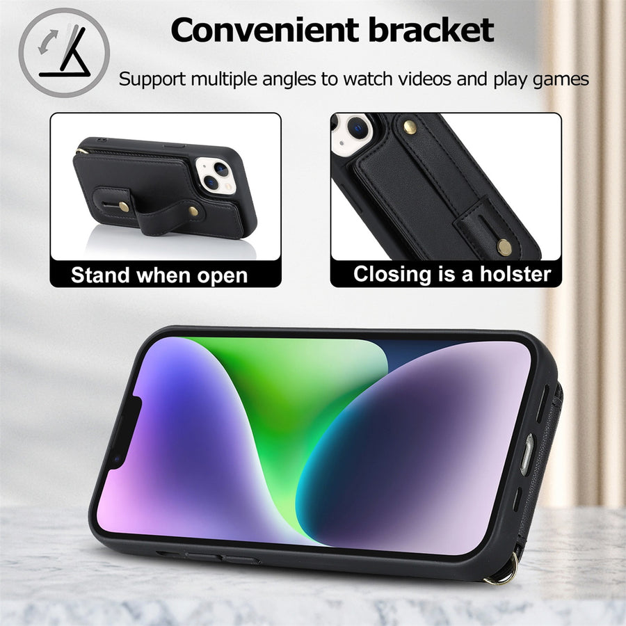 MyBat Pro Clutch Series Case for Apple iPhone 15 - Black - RIP15CSLESS601-4.jpg