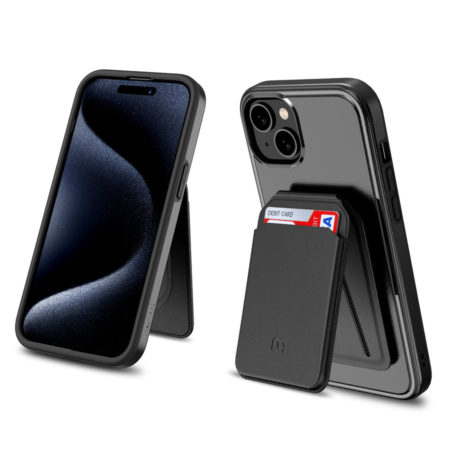 MyBat Pro Fuse Series Case Bundle + MagStash Wallet Folio for Apple iPhone 15 Plus - Black - RIP15MCSD5MS101-CH411-5.jpg