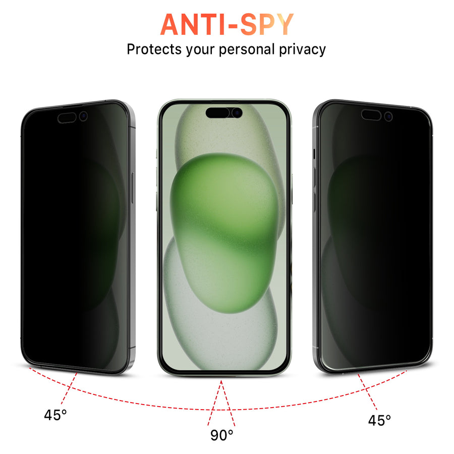 MyBat Pro Privacy Full Coverage Tempered Glass Screen Protector for Apple iPhone 15 Plus - Black - RIP15MSCF111-4.jpg