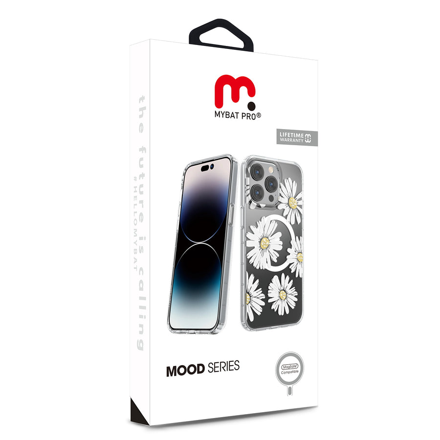 MyBat Pro Mood Series MagSafe Case (with Diamonds) for Apple iPhone 15 Pro - Happy Daisies - RIP15PCSFSSDM604-8.jpg