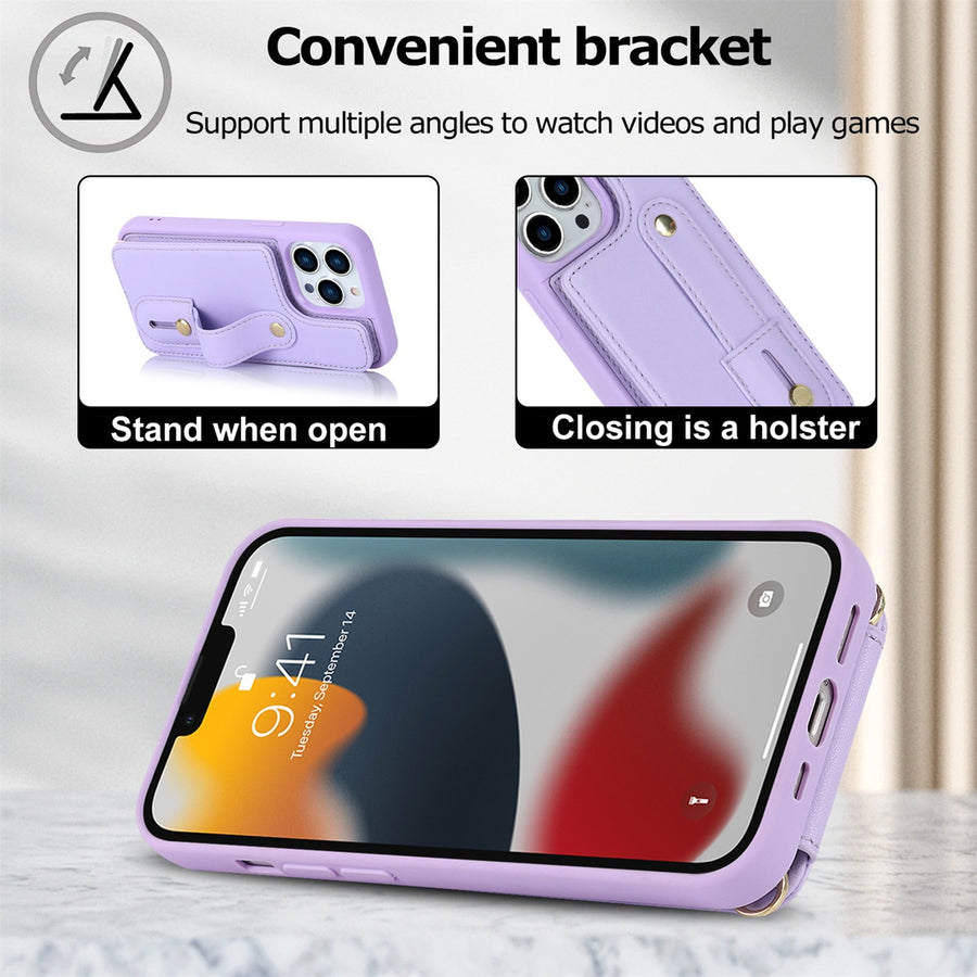 MyBat Pro Clutch Series Case for Apple iPhone 15 Pro - Purple - RIP15PCSLESS602-4.jpg