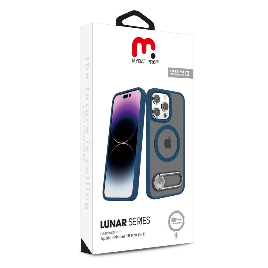 MyBat Pro Lunar Series w/ MagSafe Case for Apple iPhone 15 Pro - Cobalt