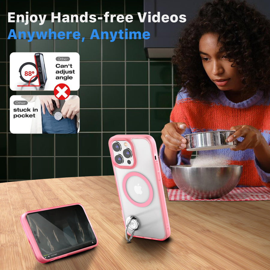 MyBat Pro Lunar Series w/ MagSafe Case for Apple iPhone 15 Pro - Rose - RIP15PCSLSMS204-3.jpg