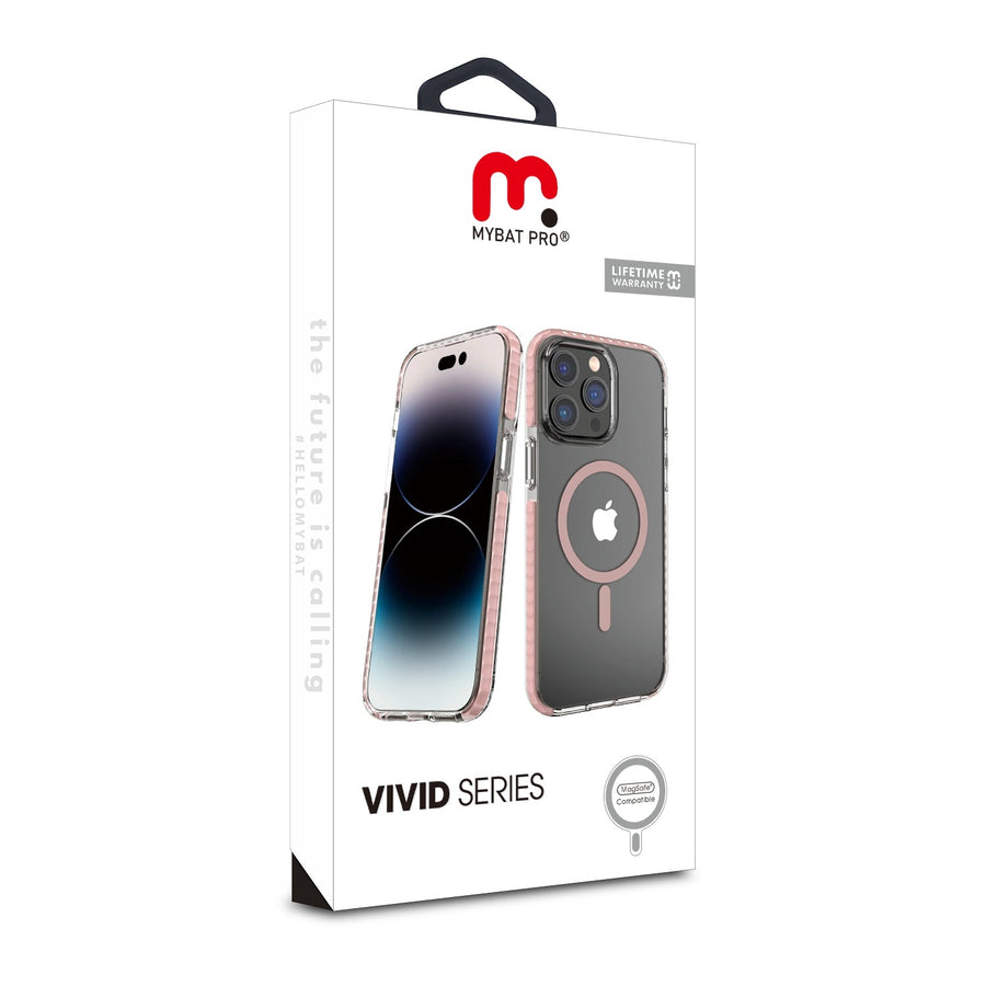 MyBat Pro Vivid Series w/ MagSafe Case for Apple iPhone 15 Pro - Pink