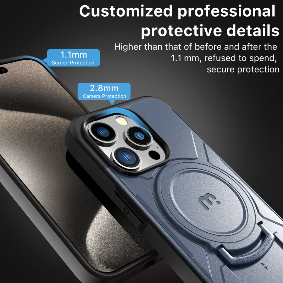 MyBat Pro Stealth Series Case for Apple iPhone 15 Pro (6.1) - Blue / Black - RIP15PCSSTSMS202-4.jpg