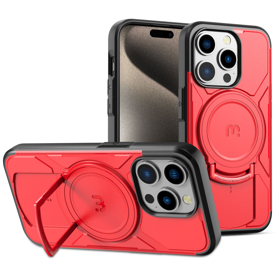 MyBat Pro Stealth Series Case for Apple iPhone 15 Pro (6.1) - Red / Black - RIP15PCSSTSMS205-2.jpg