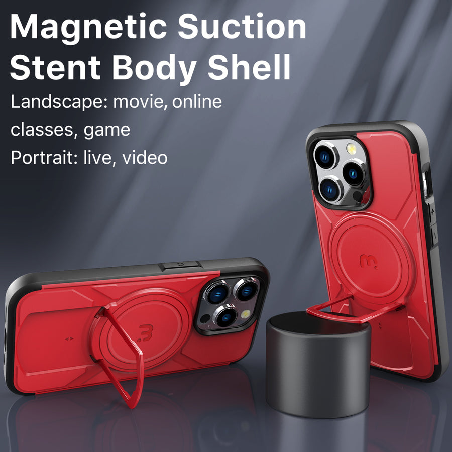 MyBat Pro Stealth Series Case for Apple iPhone 15 Pro (6.1) - Red / Black - RIP15PCSSTSMS205-3.jpg
