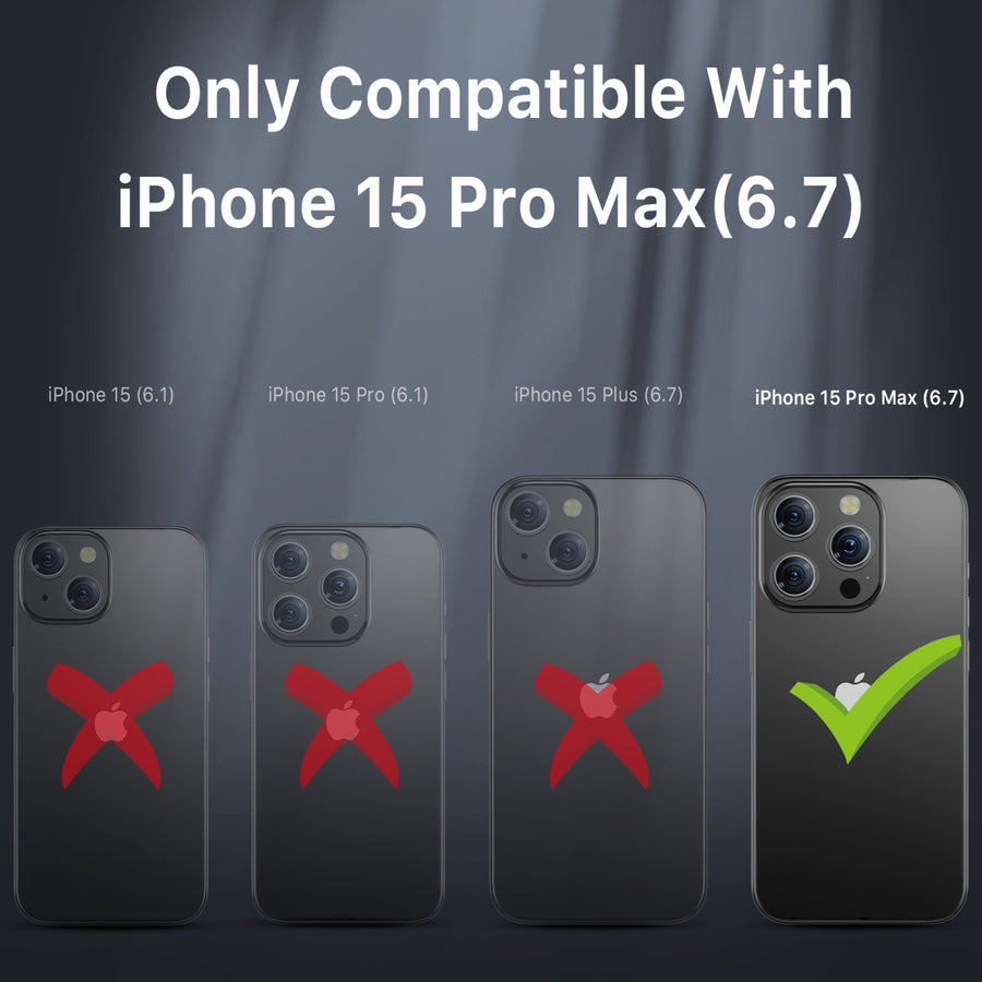 MyBat Pro Maverick Series MagSafe Case w/ Holster and Tempered Glass for Apple iPhone 15 Pro Max - Blue - RIP15PMCS3NXMS002-2.JPG