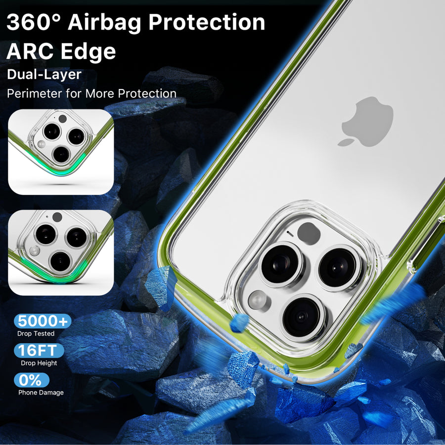 MyBat Pro Air-Filled Case for Apple iPhone 15 Pro Max - Green - RIP15PMCSAFDS004-4.jpg