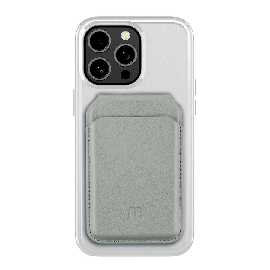 MyBat Pro Fuse Series Case Bundle + MagStash Wallet Folio for Apple iPhone 15 Pro Max - White / Gray - RIP15PMCSD5MS108-CH413-4.jpg