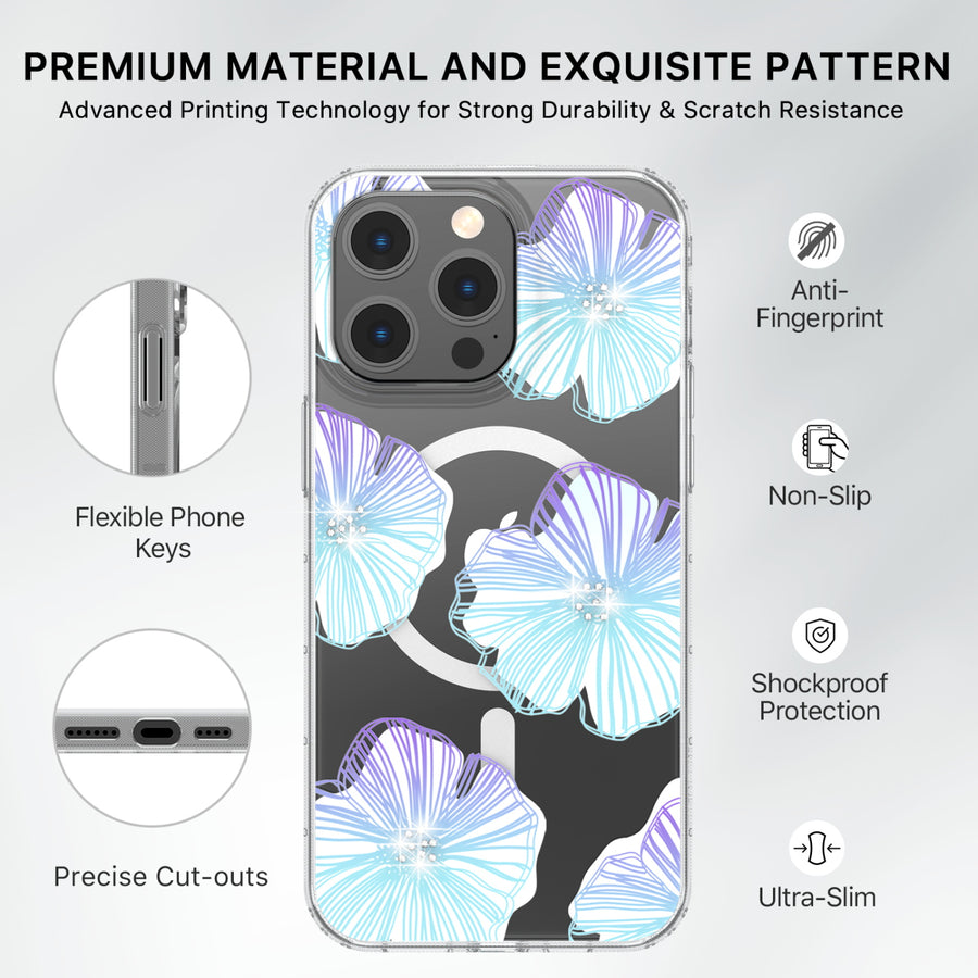 MyBat Pro Mood Series MagSafe Case (with Diamonds) for Apple iPhone 15 Pro Max - Seashell - RIP15PMCSFSSDM605-7.jpg