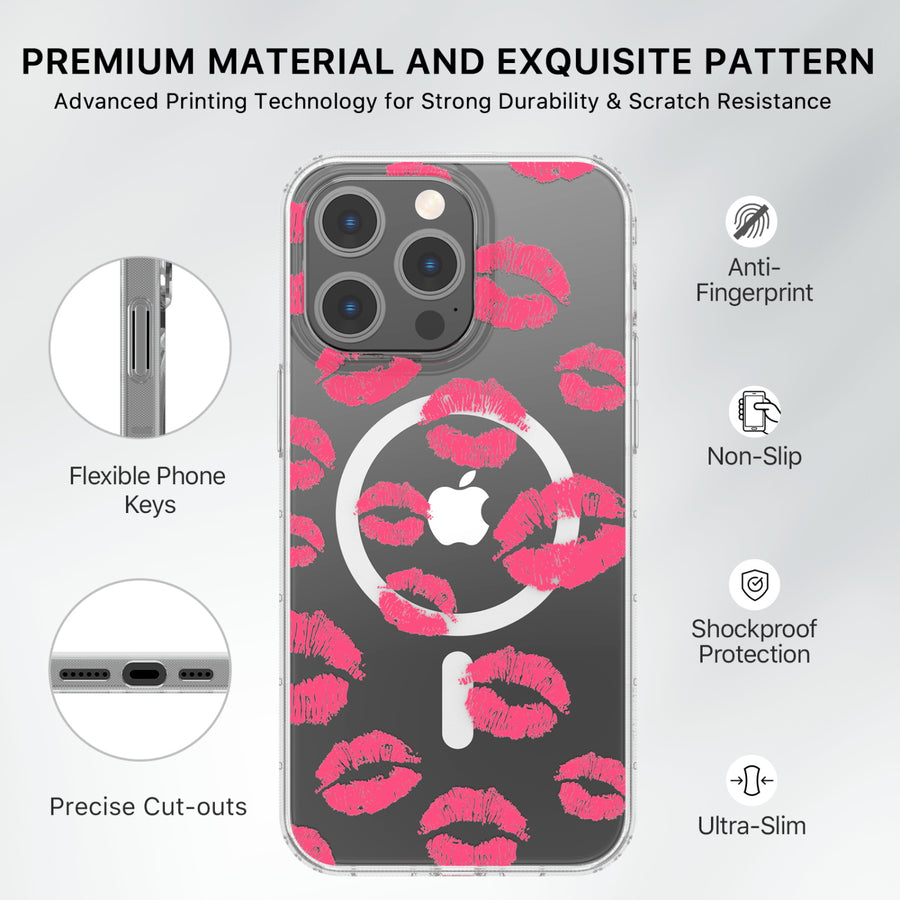 MyBat Pro Mood Series MagSafe Case for Apple iPhone 15 Pro Max (6.7) - Kisses - RIP15PMCSFSSM517-7.jpg