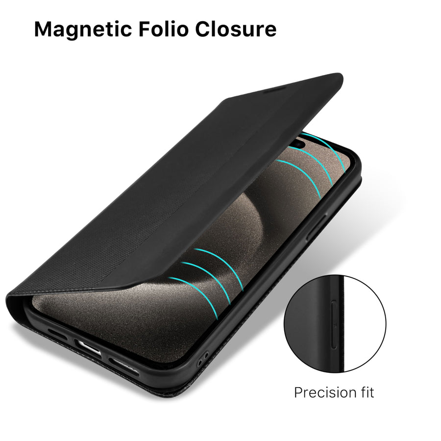MyBat Pro Executive Series Wallet Case for Apple iPhone 15 Pro - Black - RIP15PPCMJP001-3.jpg