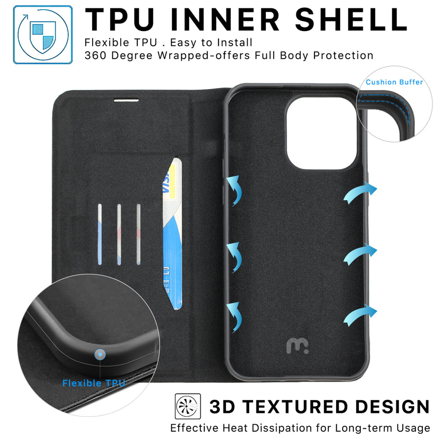 MyBat Pro Executive Series Wallet Case for Apple iPhone 15 Pro - Black - RIP15PPCMJP001-6.jpg