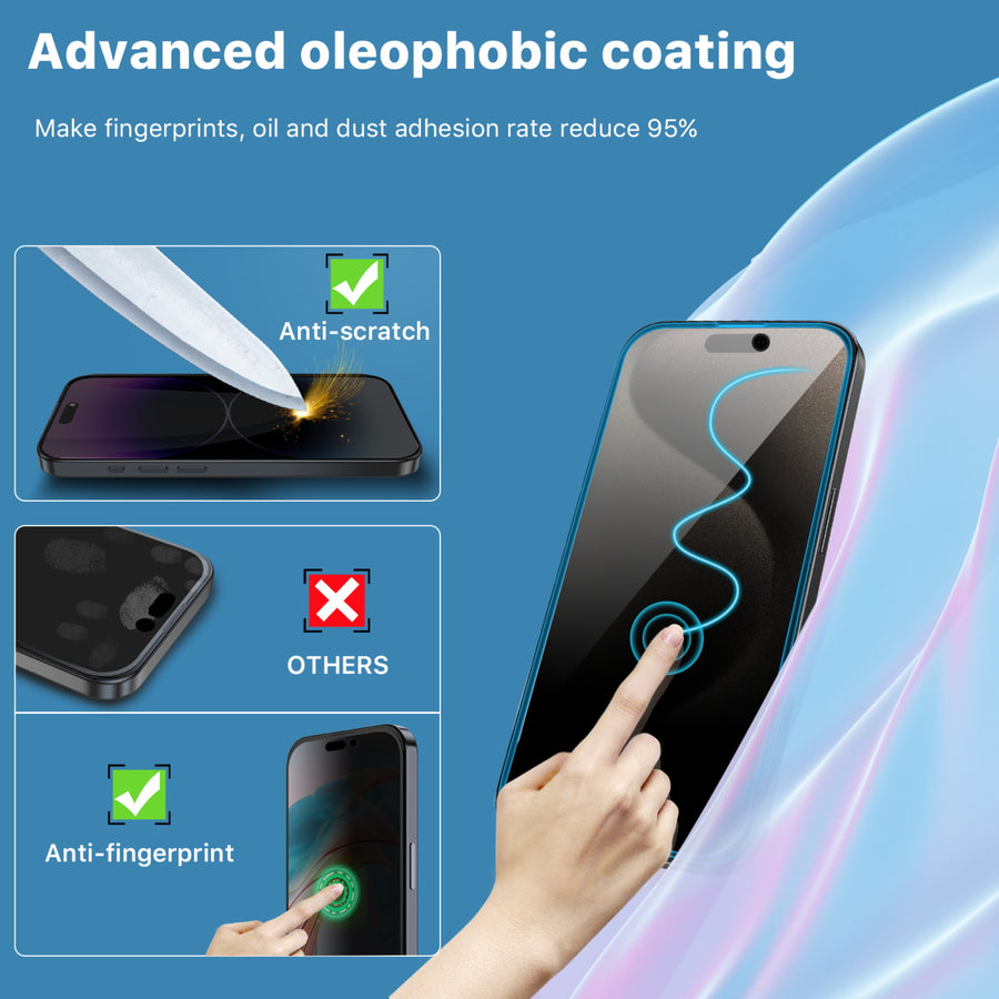 MyBat Pro Privacy Full Coverage Tempered Glass Screen Protector w/ Installation Tray for Apple iPhone 15 Pro - Black - RIP15PSCF151-7.jpg