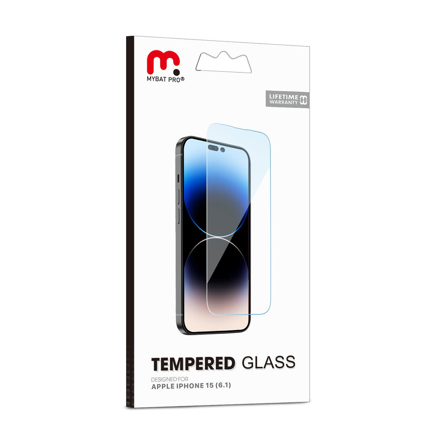 MyBat Pro Tempered Glass Screen Protector (2.5D) for Apple iPhone 15 - Clear - RIP15SCN81-7.jpg