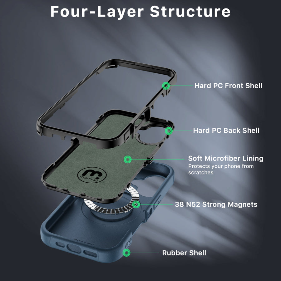 MyBat Pro Maverick Series Rogue Edition MagSafe Case for Apple iPhone 16 - Blue - RIP16CS2NXMS002-5.jpg