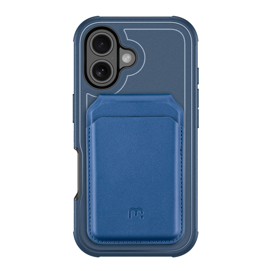 MyBat Pro Maverick Series Utility Edition MagSafe Case + MagStash MagSafe Wallet Folio for Apple iPhone 16 - Blue - RIP16CS2NXMS002-CH412-4.jpg