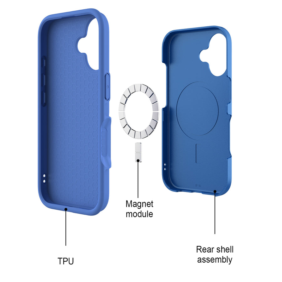 MyBat Pro Fuse Series w/ MagSafe Case for Apple iPhone 16 - Blue - RIP16CSD5MS104-8.jpg