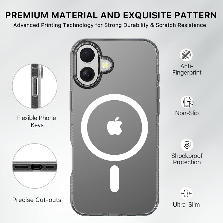 MyBat Pro Savvy Series MagSafe Case for Apple iPhone 16 - Clear - RIP16CSFSST301-7.jpg