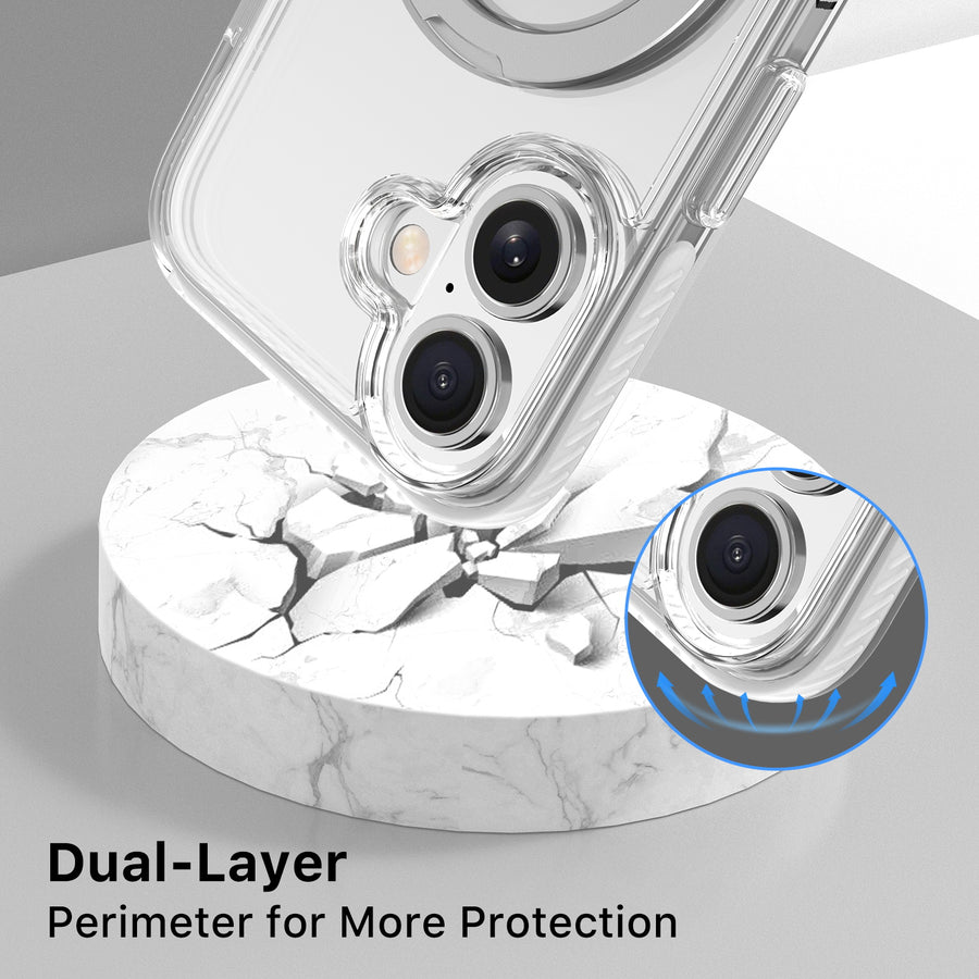 MyBat Pro Lure Series Case w/ MagSafe Kickstand Ring for Apple iPhone 16 - White - RIP16CSRVLM502-5.jpg