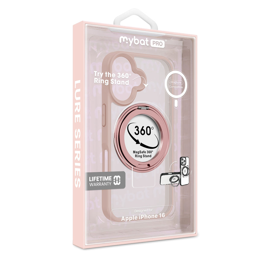 MyBat Pro Lure Series 360° Ring Stand MagSafe Case for Apple iPhone 16 - Pink - RIP16CSRVLM623-10.jpg