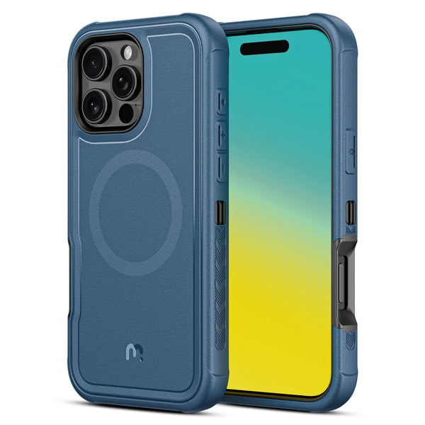 MyBat Pro Maverick Series Rogue Edition MagSafe Case for Apple iPhone 16 Pro - Blue - RIP16PCS2NXMS002-2.jpg