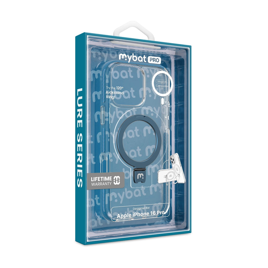 MyBat Pro Lure Series Case w/ MagSafe Kickstand Ring for Apple iPhone 16 Pro - Blue