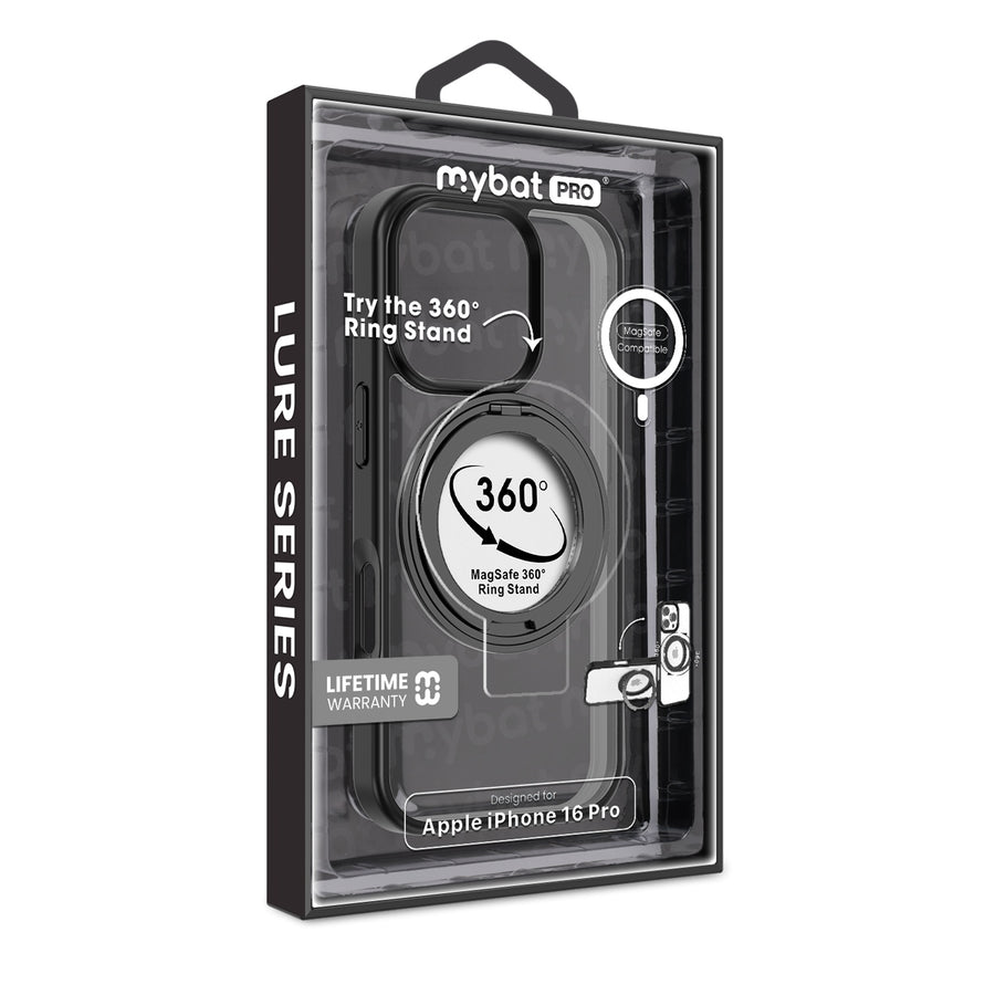 MyBat Pro Lure Series 360° Ring Stand MagSafe Case for Apple iPhone 16 Pro - Black - RIP16PCSRVLM621-10.jpg