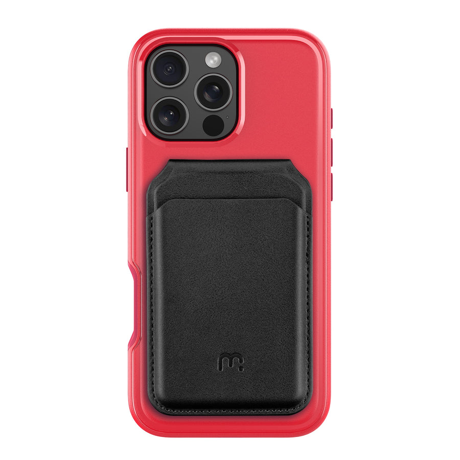 MyBat Pro Fuse Series Case Bundle + MagStash Wallet Folio for Apple iPhone 16 Pro Max - Red / Black - RIP16PMCSD5MS105-CH411-4.jpg