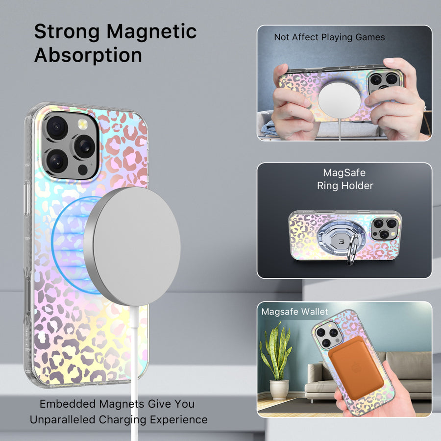 MyBat Pro Mood Series MagSafe Case for Apple iPhone 16 Pro Max - Holographic Leopard - RIP16PMCSFSSM501-5.jpg