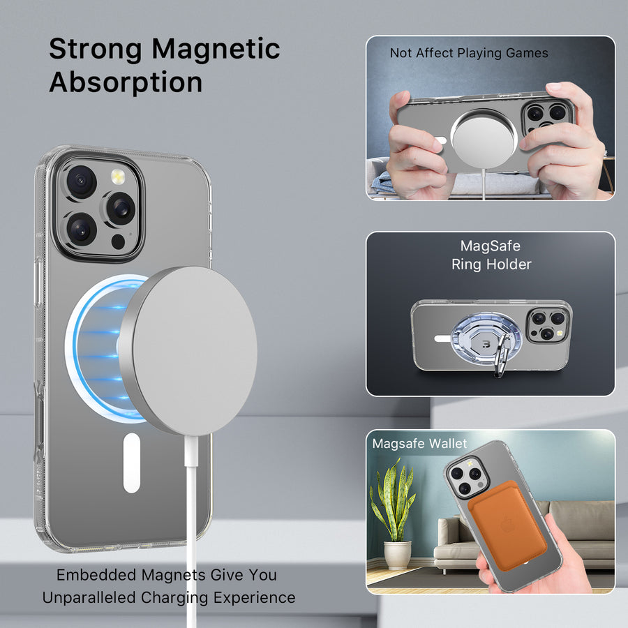 MyBat Pro Savvy Series MagSafe Case for Apple iPhone 16 Pro Max - Clear - RIP16PMCSFSST301-5.jpg