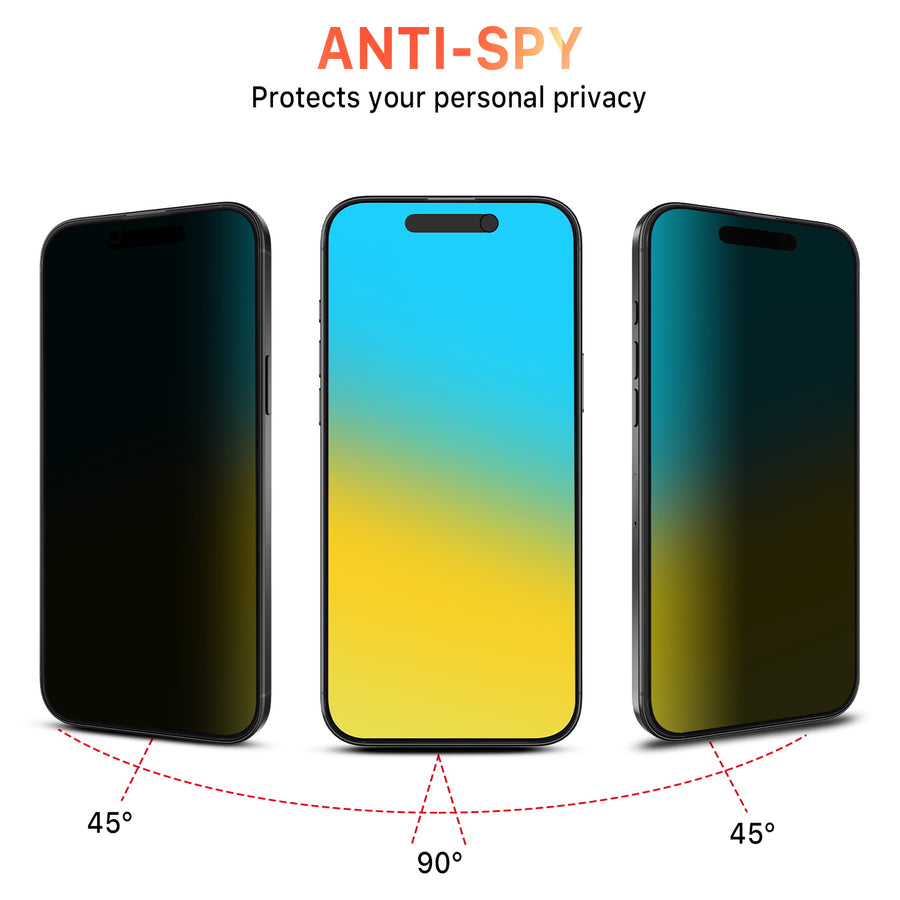 MyBat Pro Privacy Full Coverage Tempered Glass Screen Protector for Apple iPhone 16 Pro Max - Black - RIP16PMSCF111-4.jpg