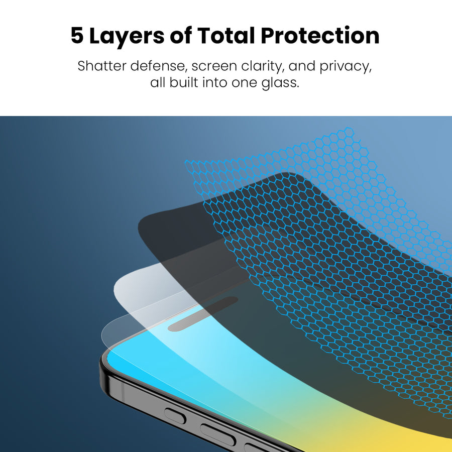 MyBat Pro Privacy Full Coverage Tempered Glass Screen Protector (3-pack) for Apple iPhone 16 Pro Max - Black - RIP16PMSCF112TH-6.jpg
