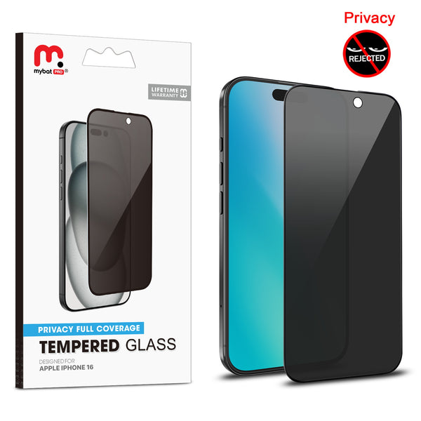 MyBat Pro Privacy Full Coverage Tempered Glass Screen Protector for Apple iPhone 16 - Black - RIP16SCF111-1.jpg