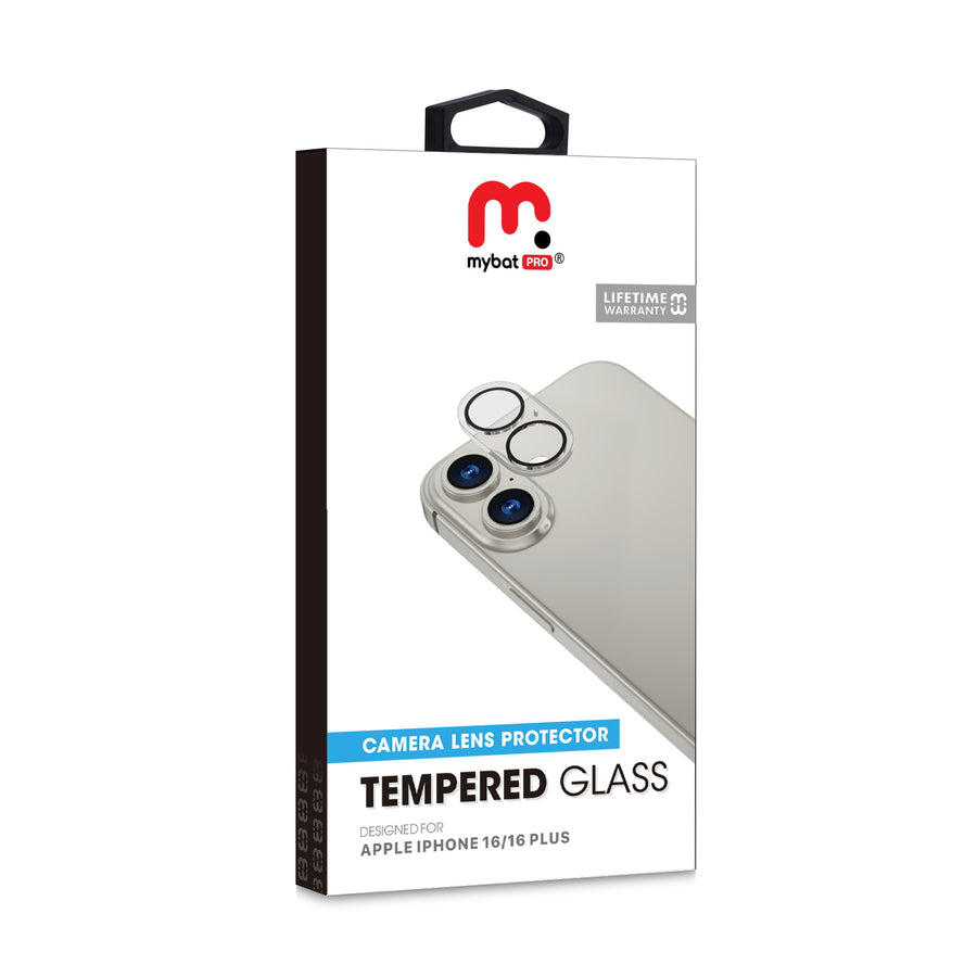 MyBat Pro Tempered Glass Lens Protector (2.5D) for Apple iPhone 16 / 16 Plus - Clear - RIP16SCLE140-8.jpg
