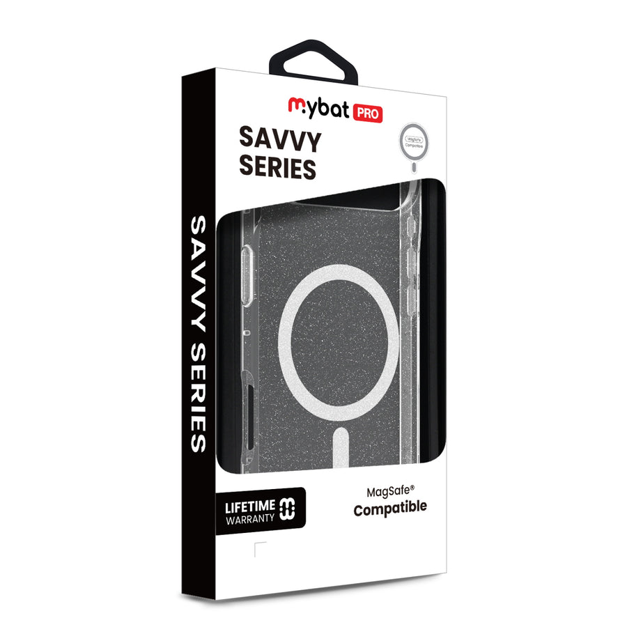 MyBat Pro Savvy Series MagSafe Case for Apple iPhone Air - Clear Glitter - RIP17ACSFSST302-8.jpg