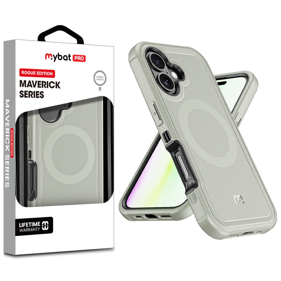 MyBat Pro Maverick Series Rogue Edition MagSafe Case for Apple iPhone 17 - Grey - RIP17CS2NXMS005.JPG
