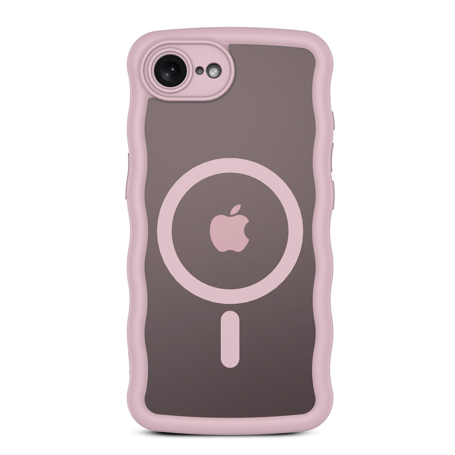 MyBat Pro Contour Series MagSafe Wavy Matte Case for Apple iPhone 17e / 16e - Pink - RIP17ECSFGMS502-3.jpg