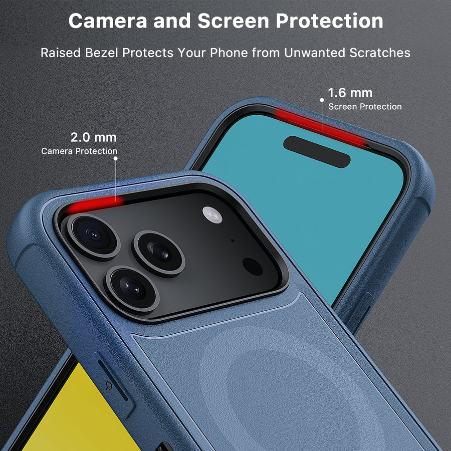 MyBat Pro Maverick Series MagSafe Case w/ Holster and Tempered Glass for Apple iPhone 17 Pro - Blue - RIP17PCS3NXMS002-4.jpg