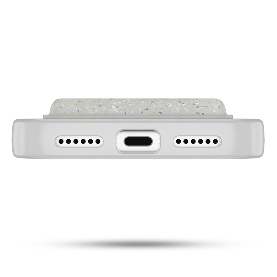 MyBat Pro Bijou Series MagSafe Bundle with Diamond Case + MagStash Wallet for Apple iPhone 17 Pro - Pearl White - RIP17PCSBIJS003-5.jpg