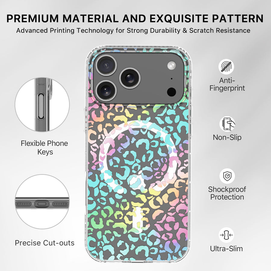 MyBat Pro Mood Series MagSafe Case for Apple iPhone 17 Pro - Holographic Leopard - RIP17PCSFSSM519-7.jpg