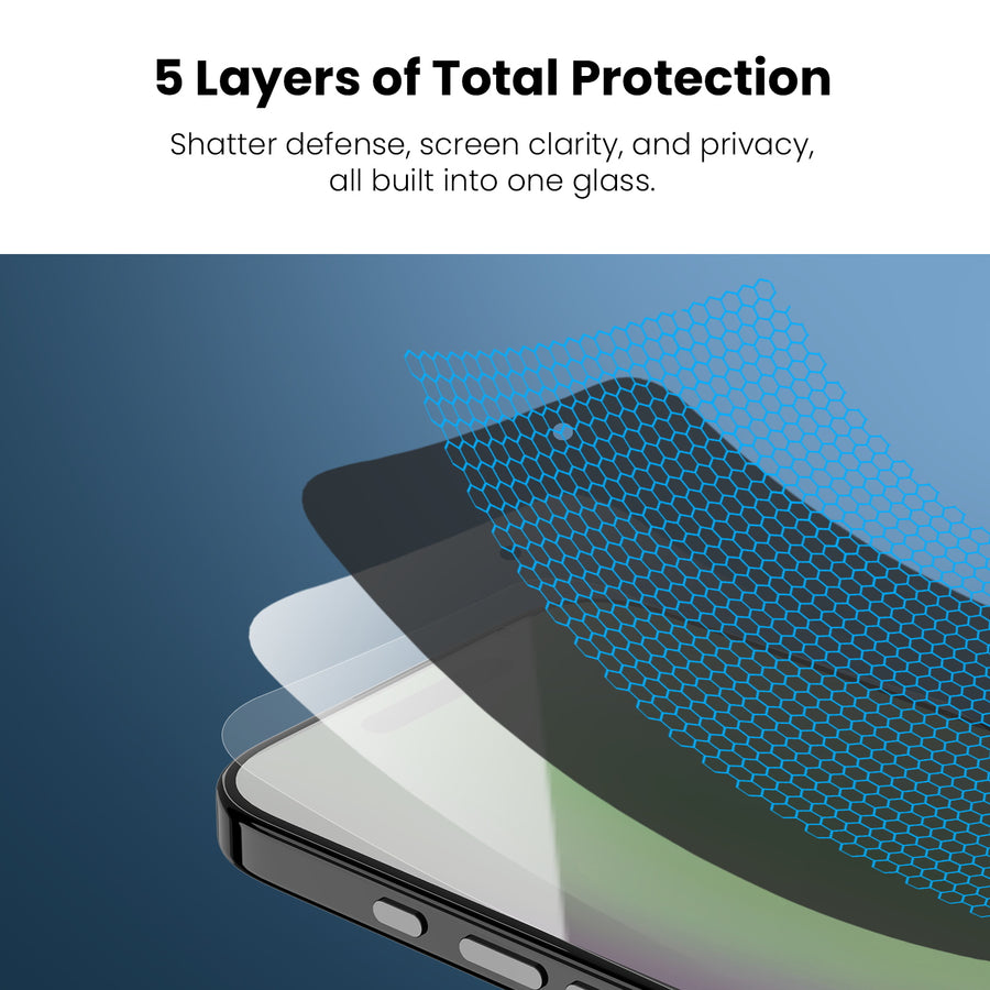 MyBat Pro Privacy Full Coverage Tempered Glass Screen Protector (3-pack) for Apple iPhone 17 / 16 Pro - Black - RIP17SCF112TH-6.jpg