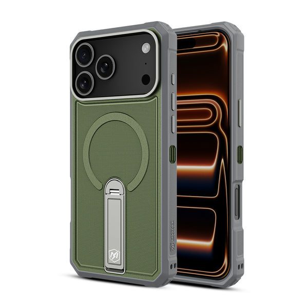 MyBat Pro Renegade Series Case with 360° Locking Kickstand and Holster for Apple iPhone 18 Pro Max / 17 Pro Max -Army Green - RIP18PMCS3NRS004-1.JPG